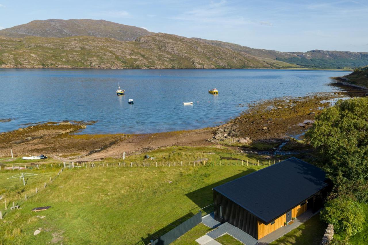 Birches Lodge With Hot Tub Dundonnell Exterior photo